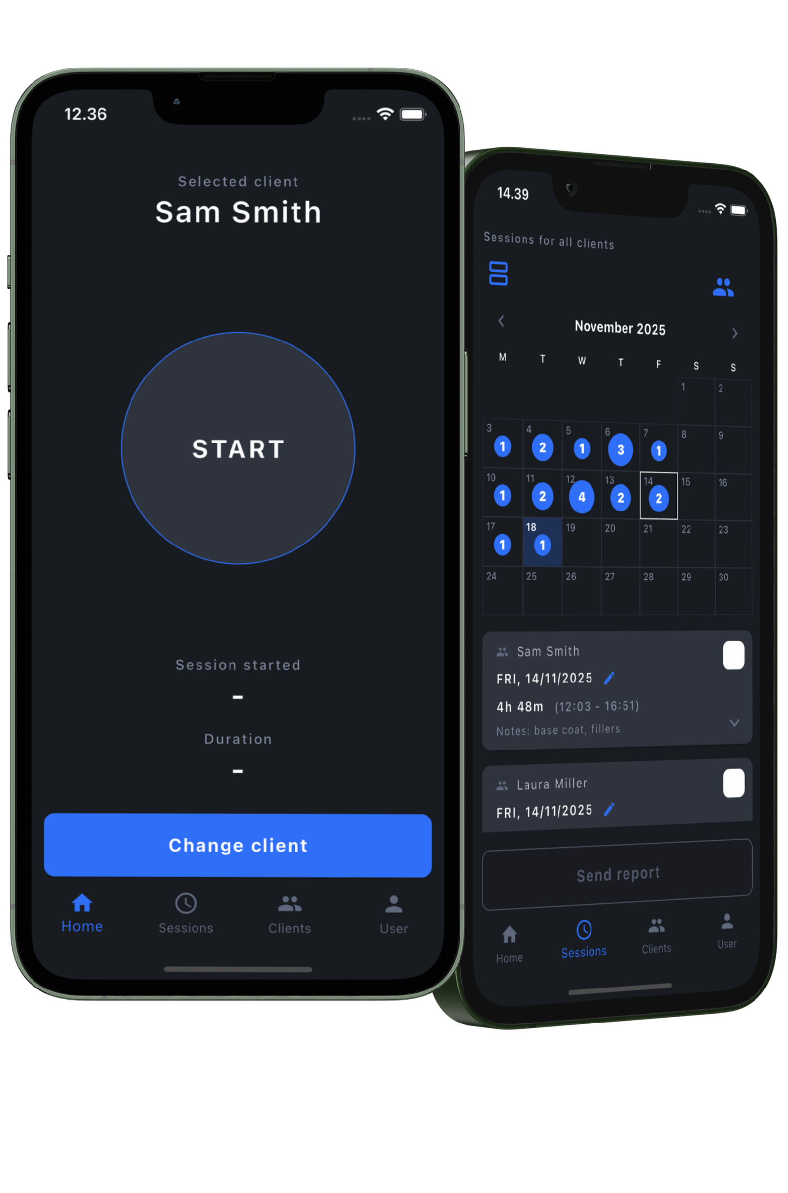 Aika - Simple timesheet and time tracking app for contractors, landscapers, cleaners, and installers